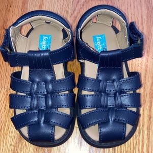Baby boy leather sandals